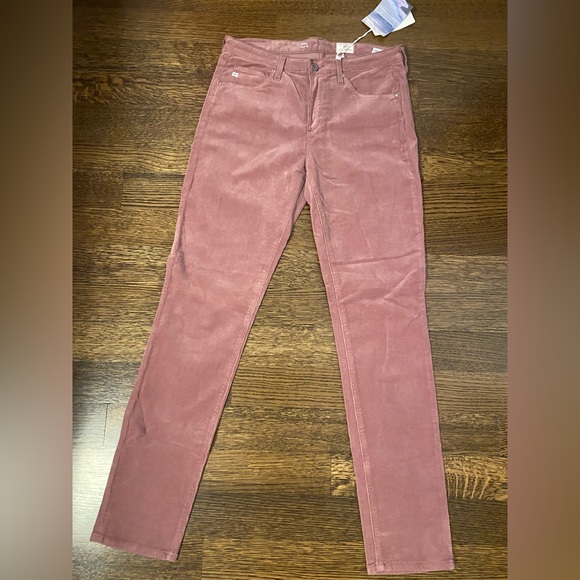 Ag Adriano Goldschmied Denim - Maroon, Red jeans